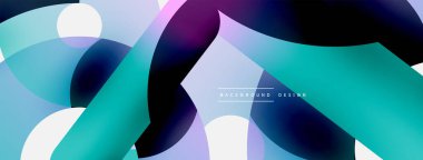 Soyut arkaplanı çember içine al. Duvar kağıdı afişi arkaplan kartı veya iniş sayfası için vektör illüstrasyonu