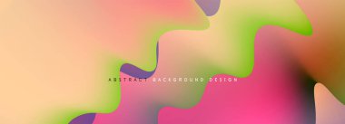 Kapaklar, şablonlar, el ilanları, pankartlar, broşürler, afişler için dinamik sıvı dalgalar soyut arkaplan