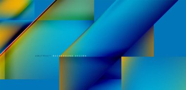 Akışkan gradyan renklerle dinamik üçgen tasarımı soyut arkaplan