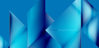 Akışkan gradyan renklerle dinamik üçgen tasarımı soyut arkaplan