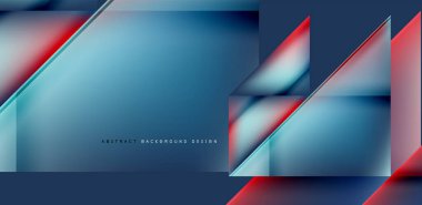 Akışkan gradyan renklerle dinamik üçgen tasarımı soyut arkaplan