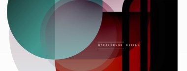 Yaratıcı geometrik duvar kağıdı. Asgari çember üçgen ve kare çizgi soyut arkaplan. Duvar kağıdı afişi veya iniş sayfası için vektör illüstrasyonu