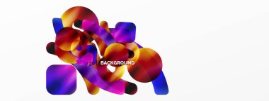 Metalik parlak geometrik yüzeyler, yuvarlak şekiller ve daireler. Duvar kağıdı, afiş, arkaplan, kart, kitap illüstrasyonu, iniş sayfası için dijital ağ geleceksel şablonu