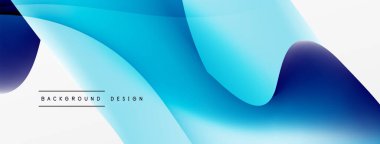 Akışkan renk soyut arkaplanı. Sıvı eğimleri, dalga desenleri. Duvar kağıdı, afiş, arkaplan veya iniş için moda tekno iş şablonu