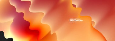 Kapaklar, şablonlar, el ilanları, pankartlar, broşürler, afişler için sıvı renk dinamik soyut arkaplan dalgaları