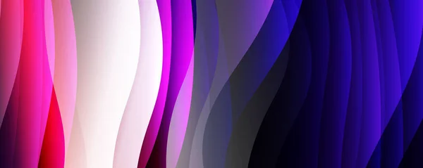 Abstracte Achtergrond Trendy Eenvoudige Vloeistof Kleur Gradiënten Golven Vector Illustratie — Stockvector