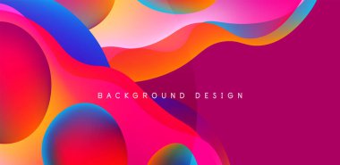 Kapaklar, şablonlar, el ilanları, pankartlar, broşürler, afişler için akışkan dalgalar soyut arkaplan