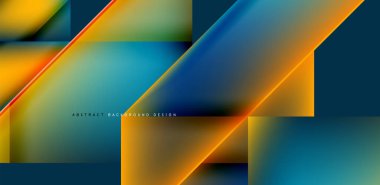 Akışkan gradyan renklerle dinamik üçgen tasarımı soyut arkaplan