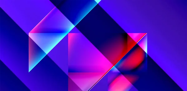 Diseño Dinámico Del Triángulo Con Colores Gradiente Fluido Fondo Abstracto — Archivo Imágenes Vectoriales