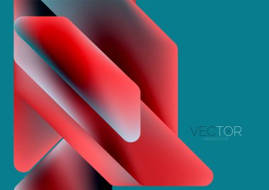 Tech minimal geometric wallpaper. Creative abstract background. Vector illustration for wallpaper banner background or landing page