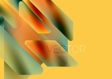 Tech minimal geometric wallpaper. Creative abstract background. Vector illustration for wallpaper banner background or landing page