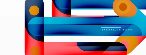 Farbenfrohe Dynamische Streifenkomposition Linien Geometrische Kreative Abstrakte Hintergrund Für Tapete — Stockvektor