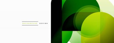 Yuvarlak üçgen çizgileri ve daireleri şekillendirir. Duvar kağıdı afişi arkaplanı veya iniş sayfası için Geometrik vektör çizimi