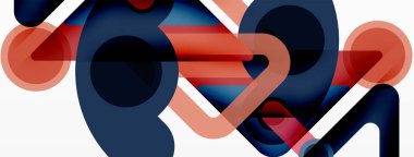 Geometrik ilkeller. Çizgiler, çemberler soyut arkaplan