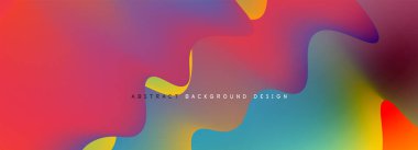 Kapaklar, şablonlar, el ilanları, pankartlar, broşürler, afişler için sıvı renk dinamik soyut arkaplan dalgaları