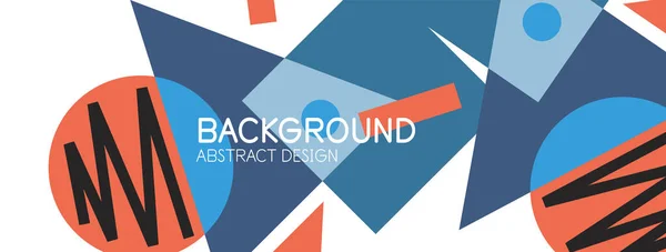 Abstracte Achtergrond Met Blokken Lijnen Geometrische Vormen Techno Business Concept — Stockvector