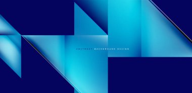 Akışkan gradyan renklerle dinamik üçgen tasarımı soyut arkaplan