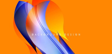 Soyut zarif akış şekilleri arka plan, akışkan gradyan renkler. Kapaklar, şablonlar, el ilanları, afişler, broşürler, afişler için şablon