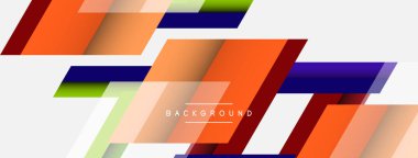 Geçmişi. Geometrik köşegen şekiller ve çizgiler soyut bileşim. Duvar kağıdı afişi veya iniş sayfası için vektör illüstrasyonu