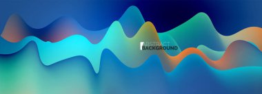 Kapaklar, şablonlar, el ilanları, pankartlar, broşürler, afişler için sıvı renk dinamik soyut arkaplan dalgaları