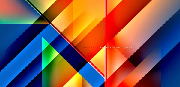 Líneas Dinámicas Brillantes Fondo Abstracto Rayas Con Colores Fluidos Gradientes — Archivo Imágenes Vectoriales