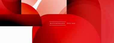 Yaratıcı geometrik duvar kağıdı. Asgari çember üçgen ve kare çizgi soyut arkaplan. Duvar kağıdı afişi veya iniş sayfası için vektör illüstrasyonu