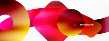 Metalik parlak geometrik yüzeyler, yuvarlak şekiller ve daireler. Duvar kağıdı, afiş, arkaplan, kart, kitap illüstrasyonu, iniş sayfası için dijital ağ geleceksel şablonu