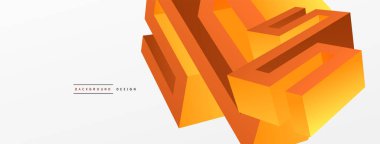 3d line geometric creative abstract background. Trendy techno business template for wallpaper, banner, background or landing