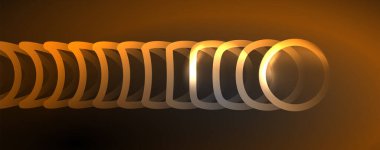 Neon parlak daireler soyut arkaplan, teknoloji enerji alanı ışık konsepti, soyut arkaplan duvar kağıdı tasarımı