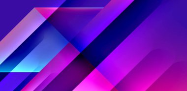 Akışkan gradyan renklerle dinamik üçgen tasarımı soyut arkaplan