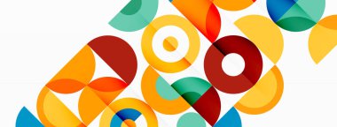 Temiz bir çember arka planı. Duvar kağıdı, pankart, arkaplan veya iniş için renkli şablon