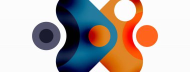 Yaratıcı geometrik duvar kağıdı. Minimum baloncuk oku ve çemberin soyut arkaplanı. Duvar kağıdı, afiş, arkaplan veya iniş için tekno iş şablonu