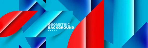 Geometrik Elementlerle Soyut Arkaplan Yaratıcı Moda Tasarımı Vector Illustrations Duvar — Stok Vektör