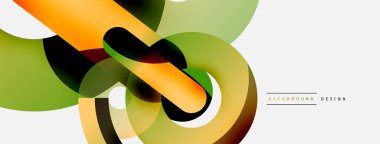 Soyut arkaplanı çember içine al. Duvar kağıdı afişi arkaplan kartı veya iniş sayfası için vektör illüstrasyonu