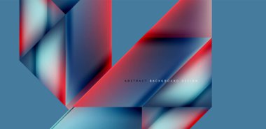 Akışkan gradyan renklerle dinamik üçgen tasarımı soyut arkaplan