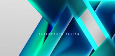 Renkli sıvı gradyanlı gelecekçi üçgen vektörü soyut arkaplan