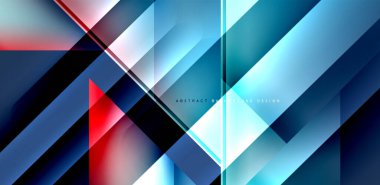 Akışkan gradyan renklerle dinamik üçgen tasarımı soyut arkaplan