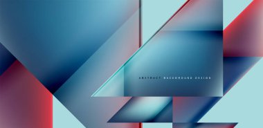 Akışkan gradyan renklerle dinamik üçgen tasarımı soyut arkaplan