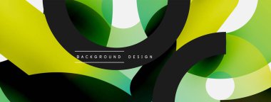 Soyut arkaplanı çember içine al. Duvar kağıdı afişi arkaplan kartı veya iniş sayfası için vektör illüstrasyonu