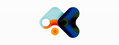 Yaratıcı geometrik duvar kağıdı. Minimum baloncuk oku ve çemberin soyut arkaplanı. Duvar kağıdı, afiş, arkaplan veya iniş için tekno iş şablonu