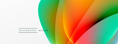 Soyut arkaplan. Duvar kağıdı, pankart, arkaplan veya iniş için akışkan renk dalgası şablonu