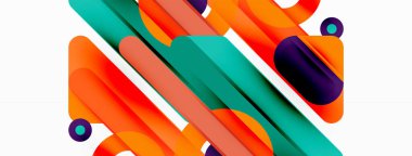 Yaratıcı geometrik duvar kağıdı. Asgari çizgiler ve daireler. Duvar kağıdı, afiş, arkaplan veya iniş için moda tekno iş şablonu