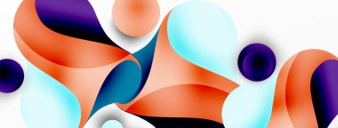 Geometrik yuvarlak şekiller ve soyut çemberler. Yapay zeka teknolojisi, engelleme zinciri, iletişim için duvar kağıdı, 5G, bilim, iş