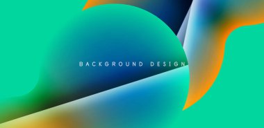 Colorful bubble abstract background with shadow effects. Minimalist geometric vector Illustration For Wallpaper, Banner, Background, Card, Book Illustration, landing page