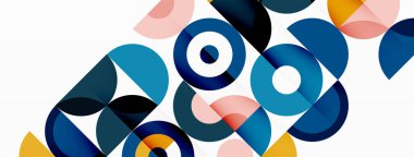 Temiz bir çember arka planı. Duvar kağıdı, pankart, arkaplan veya iniş için renkli şablon