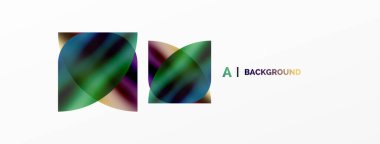 Saydam efektler geometrik soyut arkaplan. Minimalist duvar kağıdı, afiş, arkaplan veya iniş