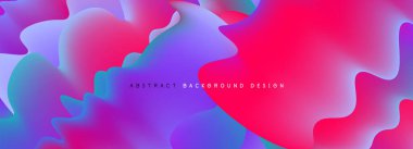 Kapaklar, şablonlar, el ilanları, pankartlar, broşürler, afişler için dinamik sıvı dalgalar soyut arkaplan