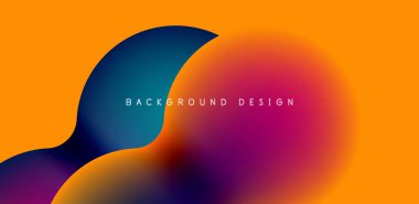 Renkli çember soyut arkaplan. Duvar kağıdı, afiş, sunum, arkaplan şablonu