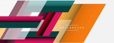 Geçmişi. Geometrik köşegen şekiller ve çizgiler soyut bileşim. Duvar kağıdı afişi veya iniş sayfası için vektör illüstrasyonu