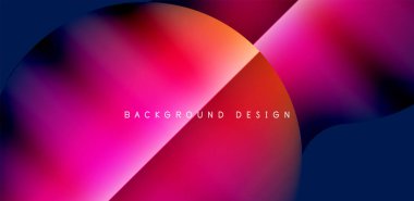 Colorful bubble abstract background with shadow effects. Minimalist geometric vector Illustration For Wallpaper, Banner, Background, Card, Book Illustration, landing page